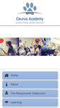 Mobile Screenshot of caurusacademy.org