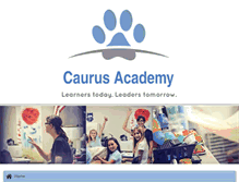 Tablet Screenshot of caurusacademy.org